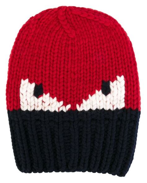 fendi beanie red|Fendi beanie men's.